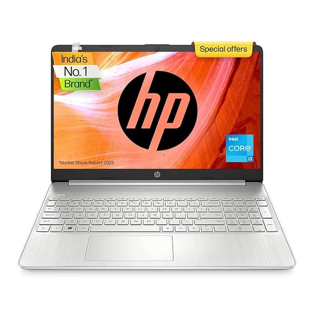 HP Laptop 15s, 12th Gen Intel Core i3-1215U, 15.6-inch (39.6 cm), FHD, 8GB DDR4, 512GB SSD, Intel UHD Graphics, Backlit KB, Thin & Light, Dual Speakers (Win 11, MSO 2021, Silver, 1.69 kg), fq5007TU